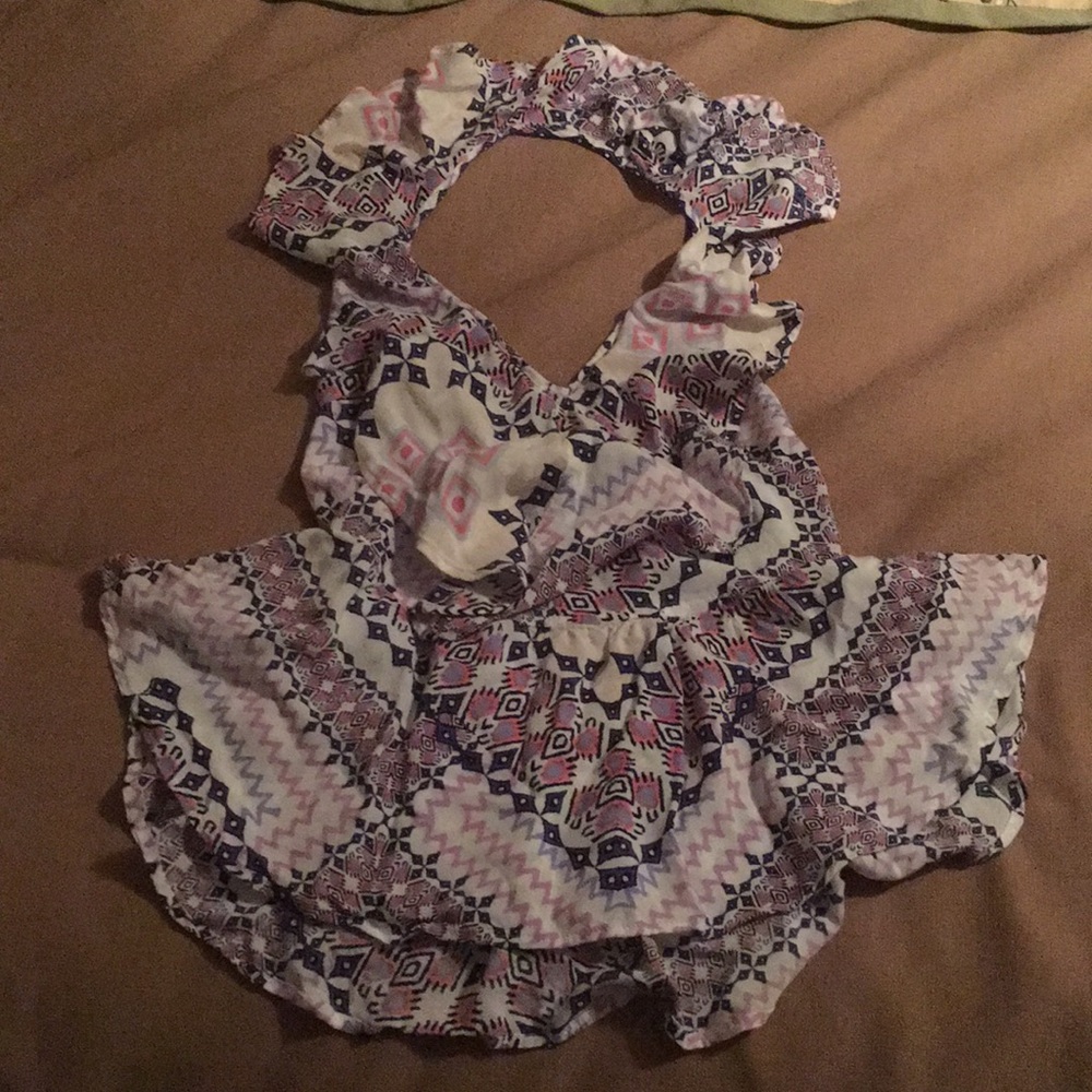 Express ruffled top